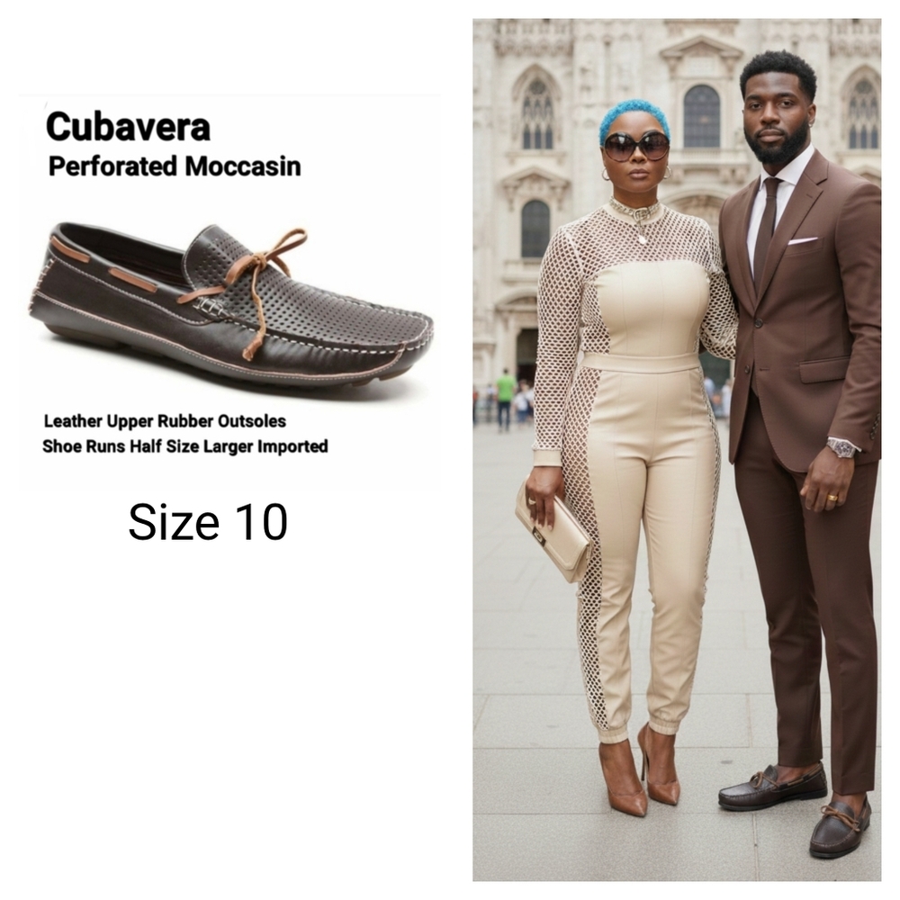 CubaVera Men's Perforated Moccasin NWOT